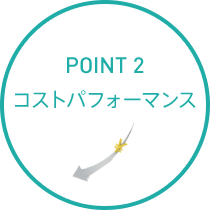 POINT2 コストパフォーマンス